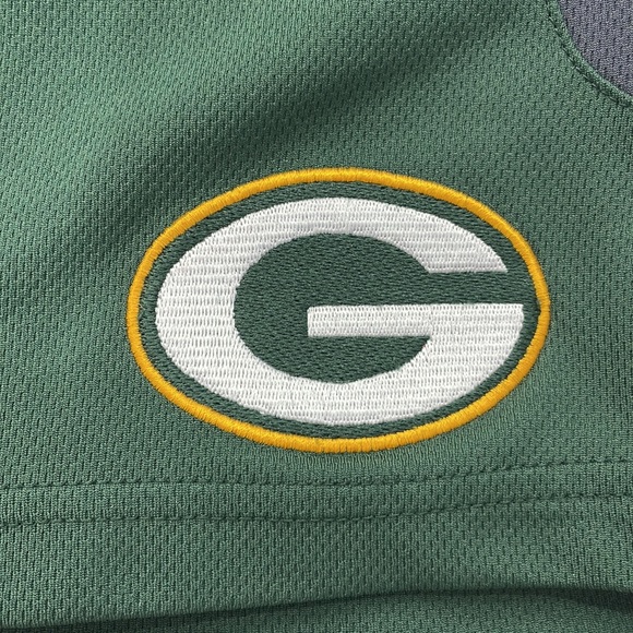 NFL team apparel Green Bay youth green and white shorts - Picture 8 of 8